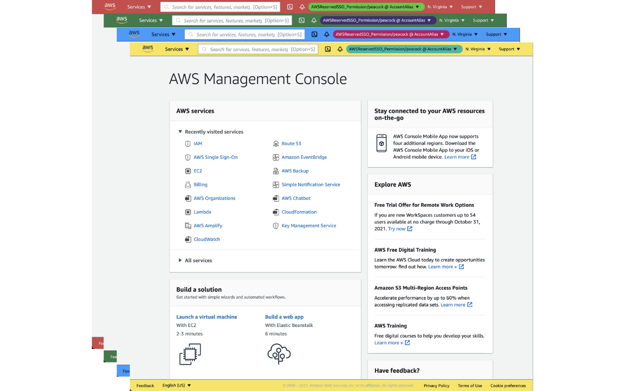 AWS Peacock Management Console chrome谷歌浏览器插件_扩展第2张截图