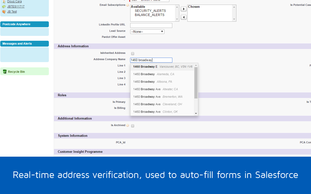 PCA Predict Real-time Address Verification chrome谷歌浏览器插件_扩展第3张截图