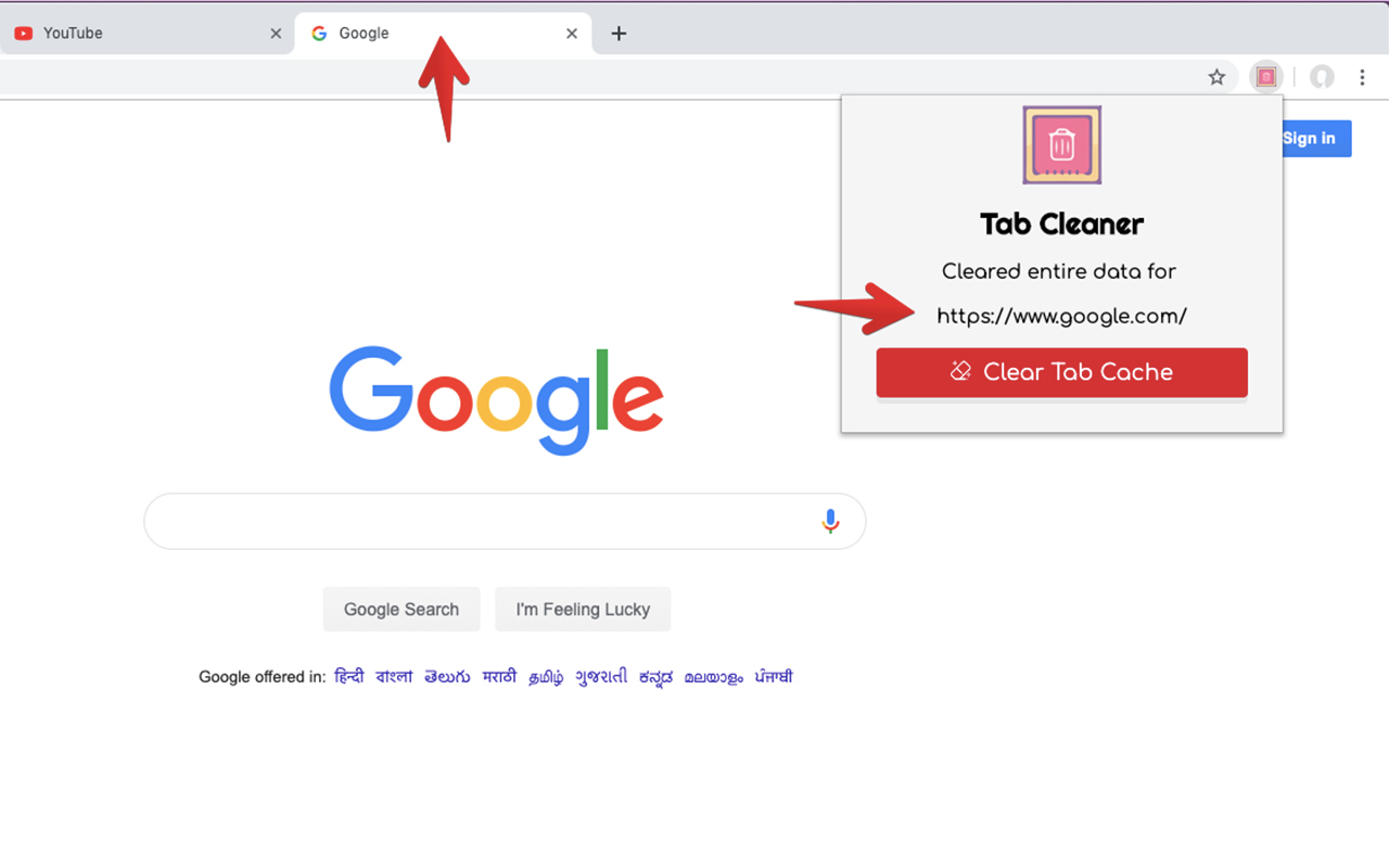 Tab Cleaner - Clear Tab Cache & Data chrome谷歌浏览器插件_扩展第1张截图