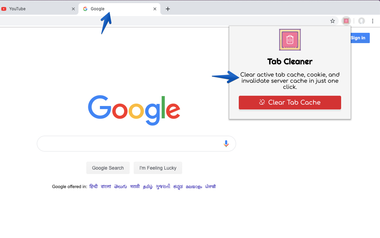 Tab Cleaner - Clear Tab Cache & Data chrome谷歌浏览器插件_扩展第2张截图