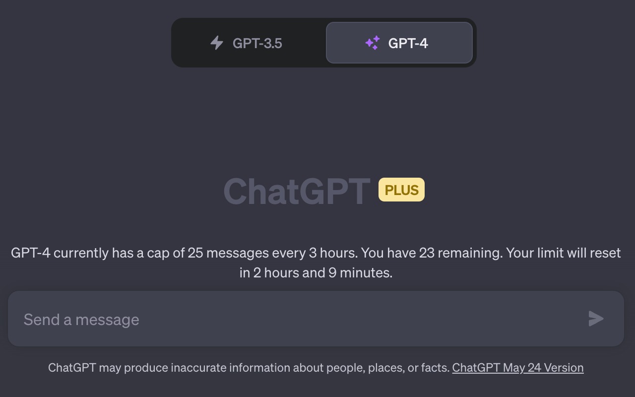 ChatGPT-4 Message Limit Tracker chrome谷歌浏览器插件_扩展第1张截图