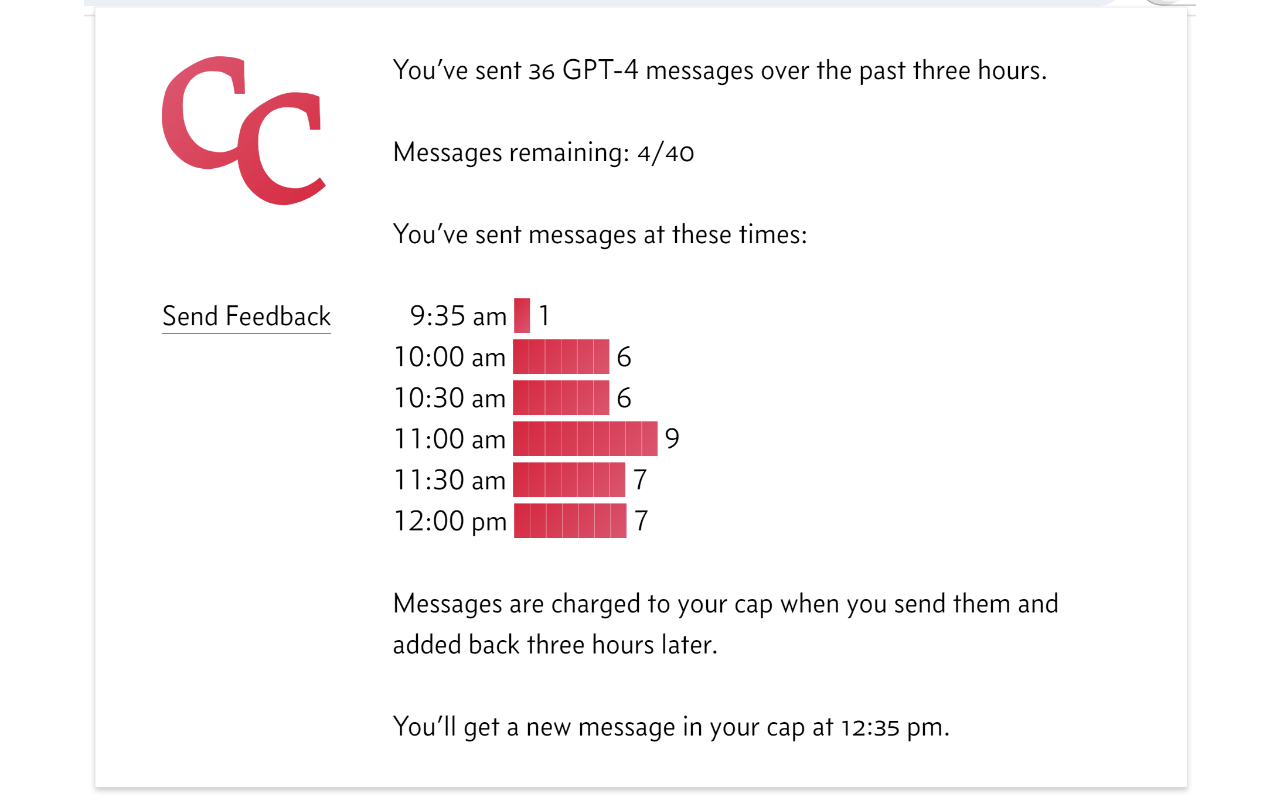 Chatterclock — Track Your GPT-4 Messages chrome谷歌浏览器插件_扩展第1张截图