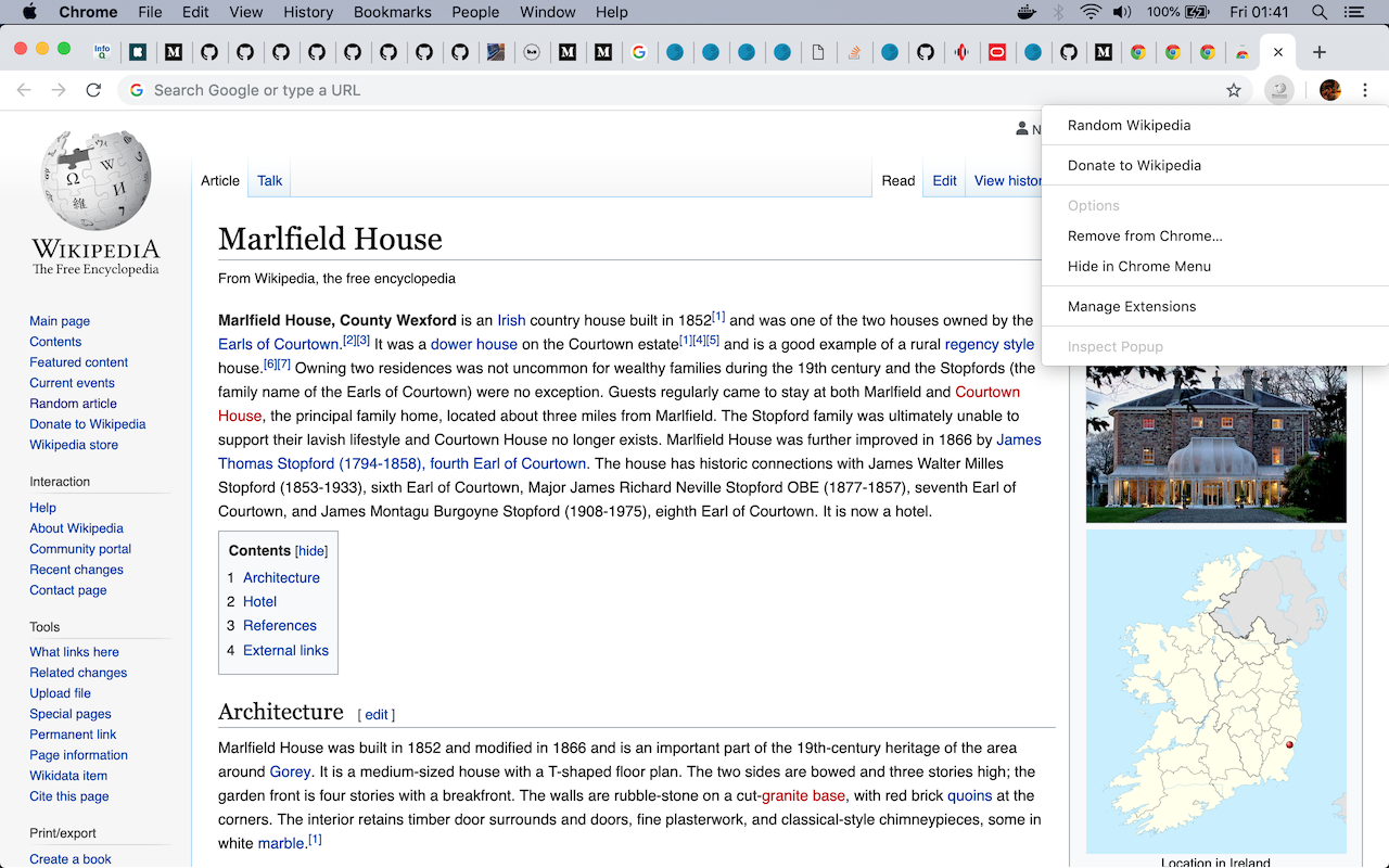 Random Wikipedia New Tab chrome谷歌浏览器插件_扩展第1张截图