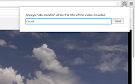 Hide video duration chrome谷歌浏览器插件_扩展第1张截图