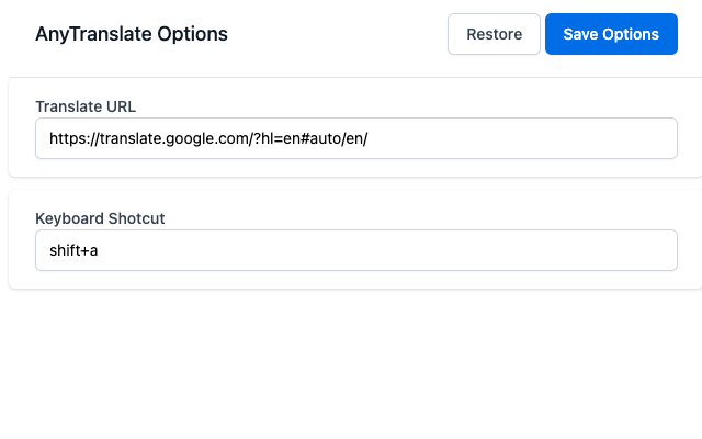 AnyTranslate chrome谷歌浏览器插件_扩展第1张截图