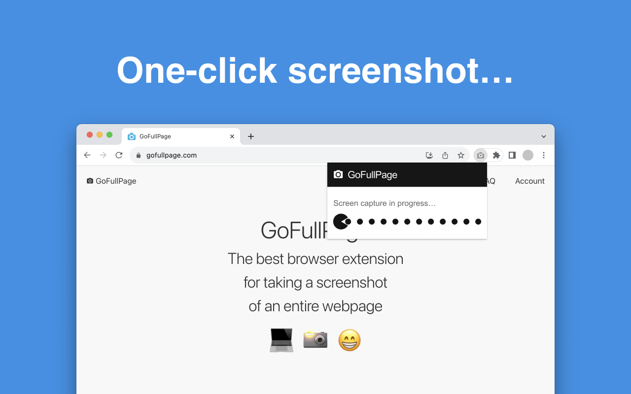 GoFullPage - Full Page Screen Capture chrome谷歌浏览器插件_扩展第1张截图