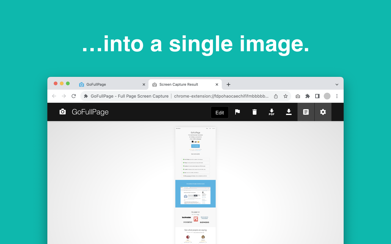 GoFullPage - Full Page Screen Capture chrome谷歌浏览器插件_扩展第5张截图