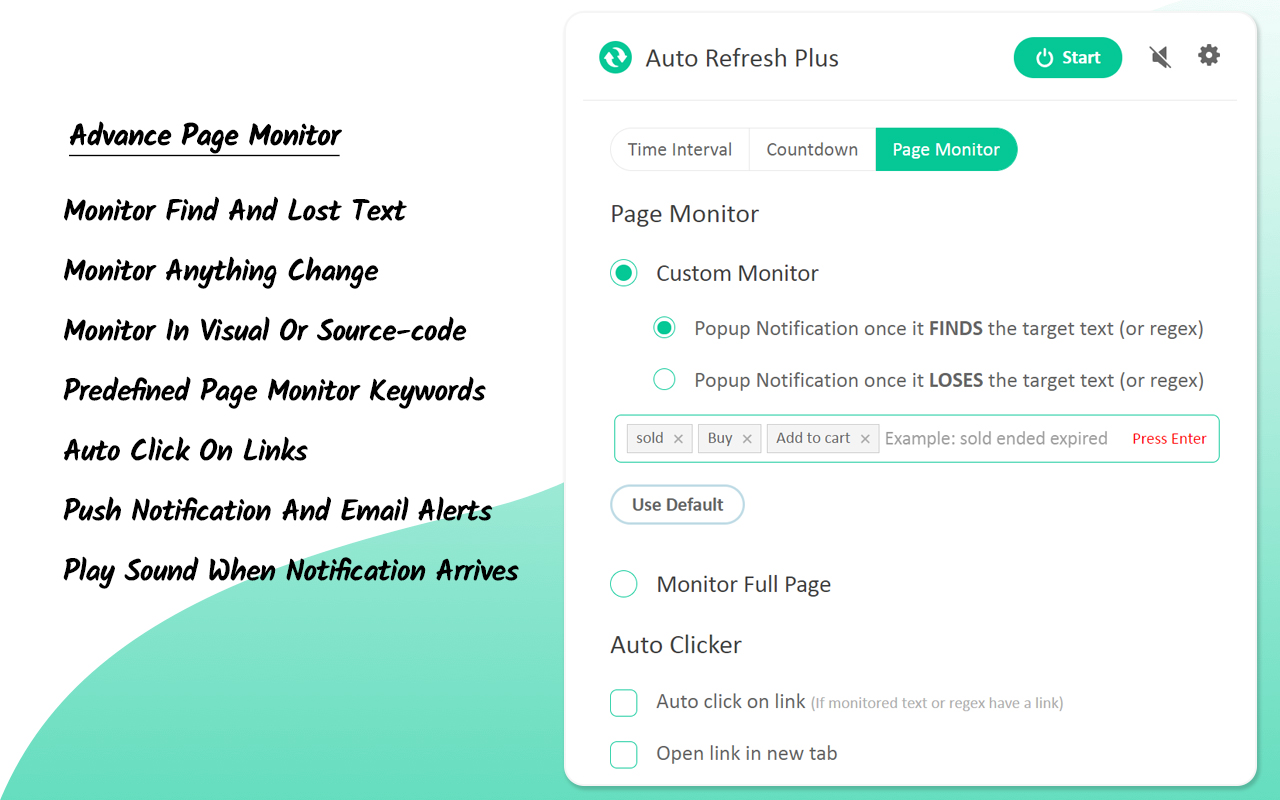 Auto Refresh Plus | Page Monitor chrome谷歌浏览器插件_扩展第2张截图