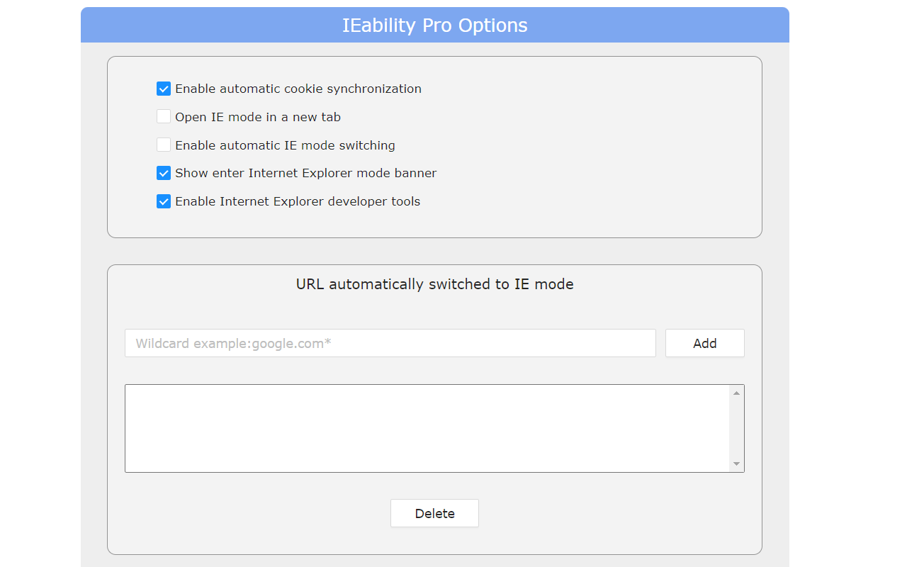 IEability - Open in IE chrome谷歌浏览器插件_扩展第6张截图