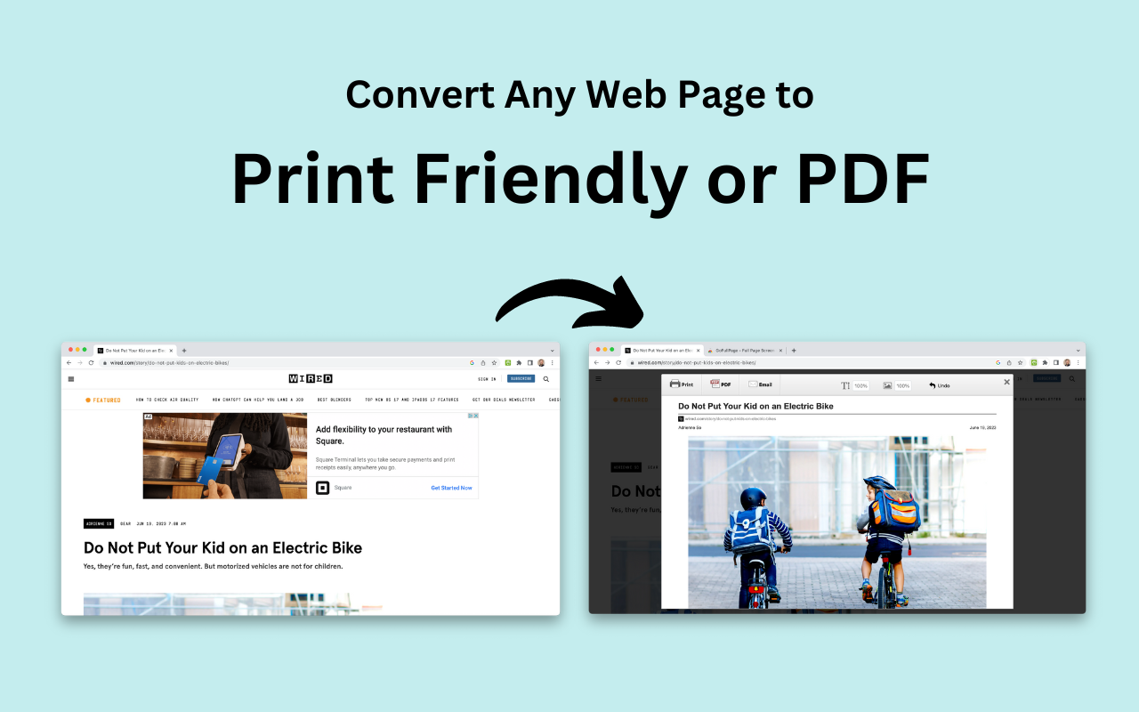 PrintFriendly - Print and PDF Web Pages chrome谷歌浏览器插件_扩展第2张截图