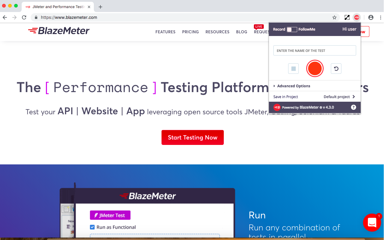 BlazeMeter | The Continuous Testing Platform chrome谷歌浏览器插件_扩展第3张截图