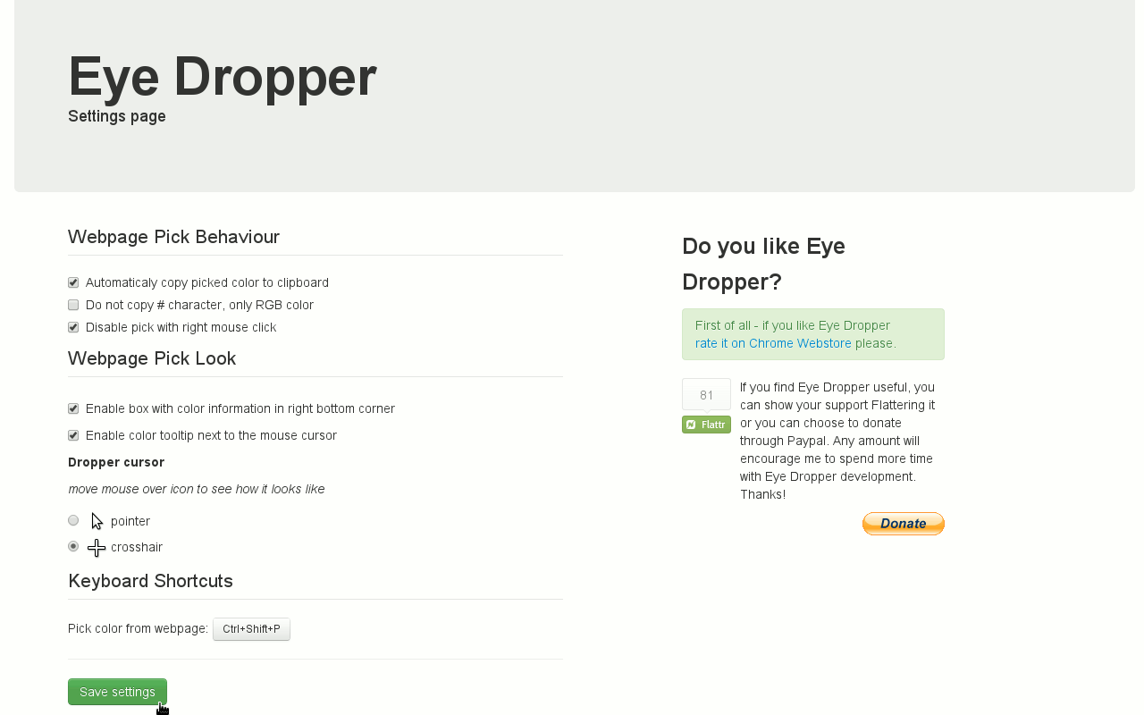 Eye Dropper chrome谷歌浏览器插件_扩展第1张截图