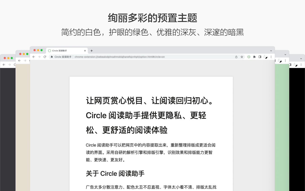 Circle 阅读助手 chrome谷歌浏览器插件_扩展第2张截图