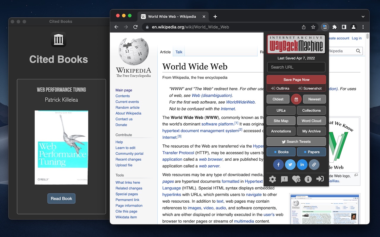 Wayback Machine chrome谷歌浏览器插件_扩展第5张截图