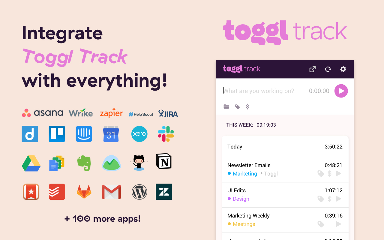 Toggl Track: Productivity & Time Tracker chrome谷歌浏览器插件_扩展第8张截图