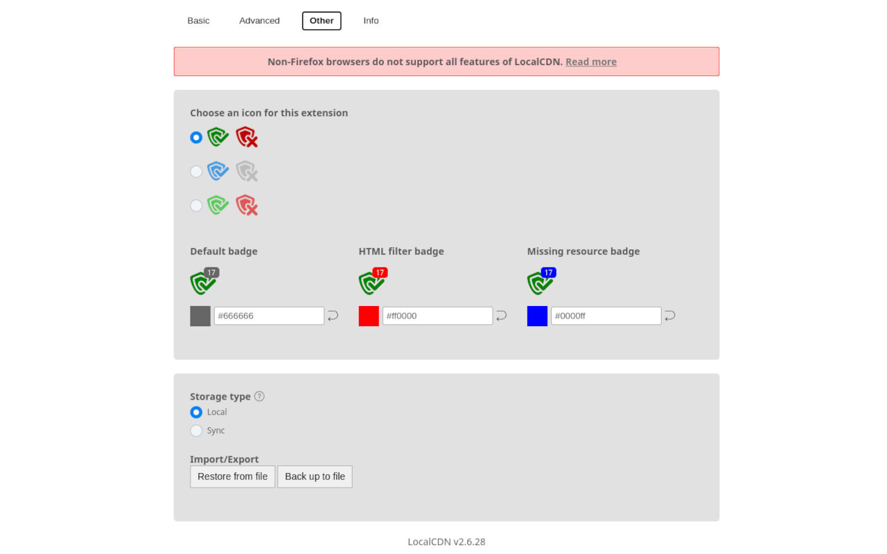 LocalCDN chrome谷歌浏览器插件_扩展第4张截图