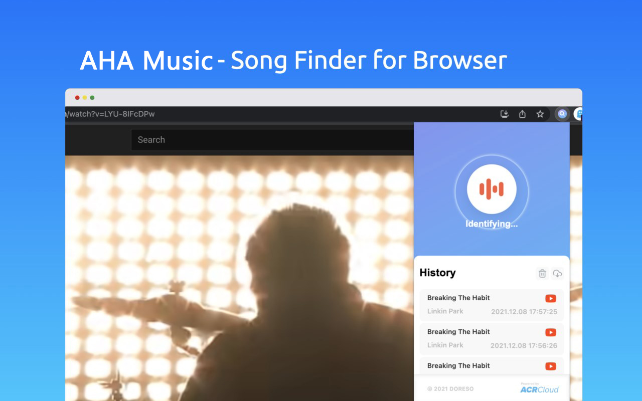 AHA Music - 浏览器中的音乐雷达 chrome谷歌浏览器插件_扩展第1张截图