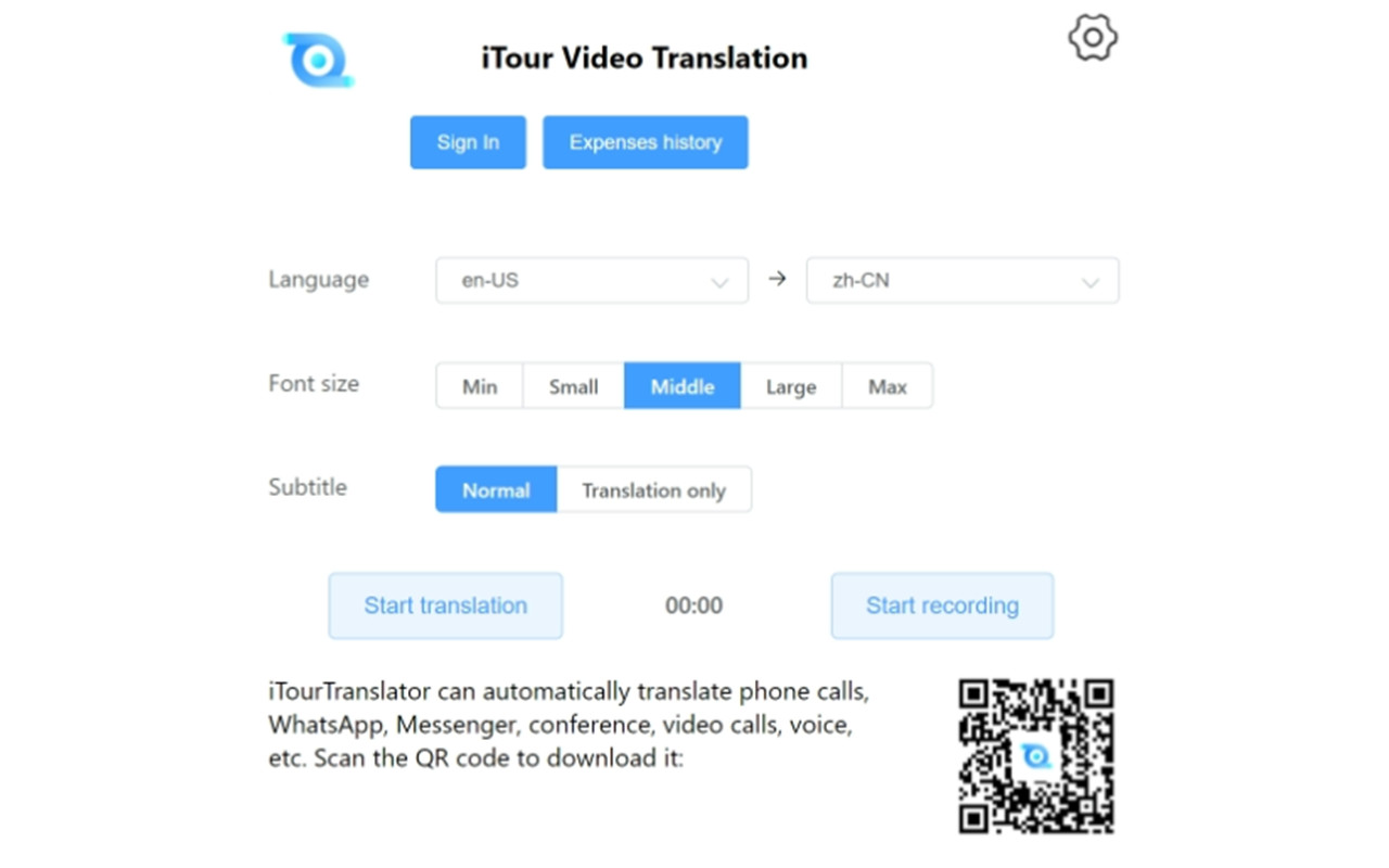 iTour Video Translation chrome谷歌浏览器插件_扩展第1张截图
