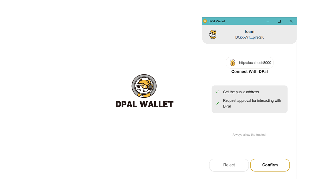 DPal:Wallet for DogeCoin chrome谷歌浏览器插件_扩展第1张截图