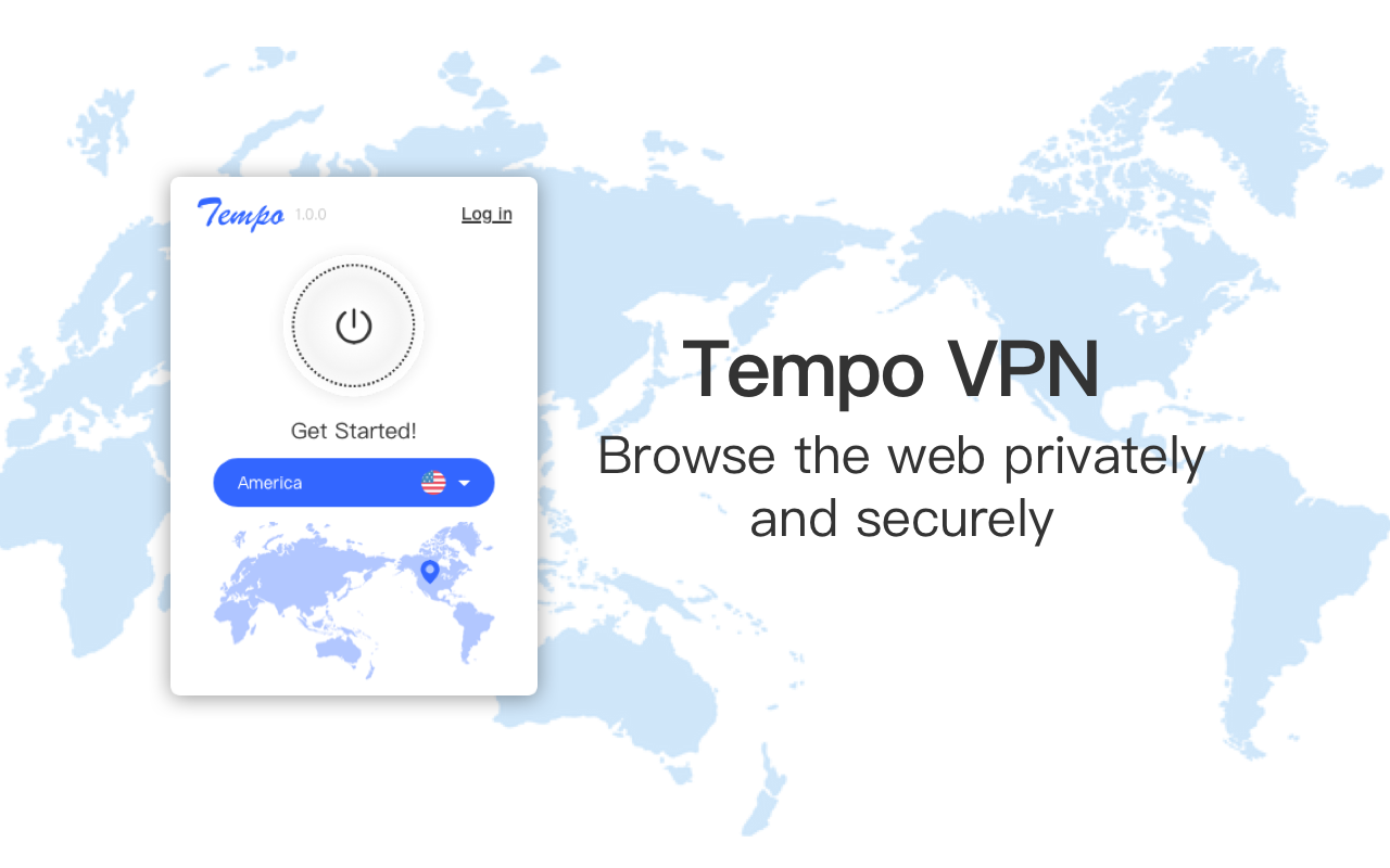 Tempo  - Free and unlimited  proxy chrome谷歌浏览器插件_扩展第1张截图