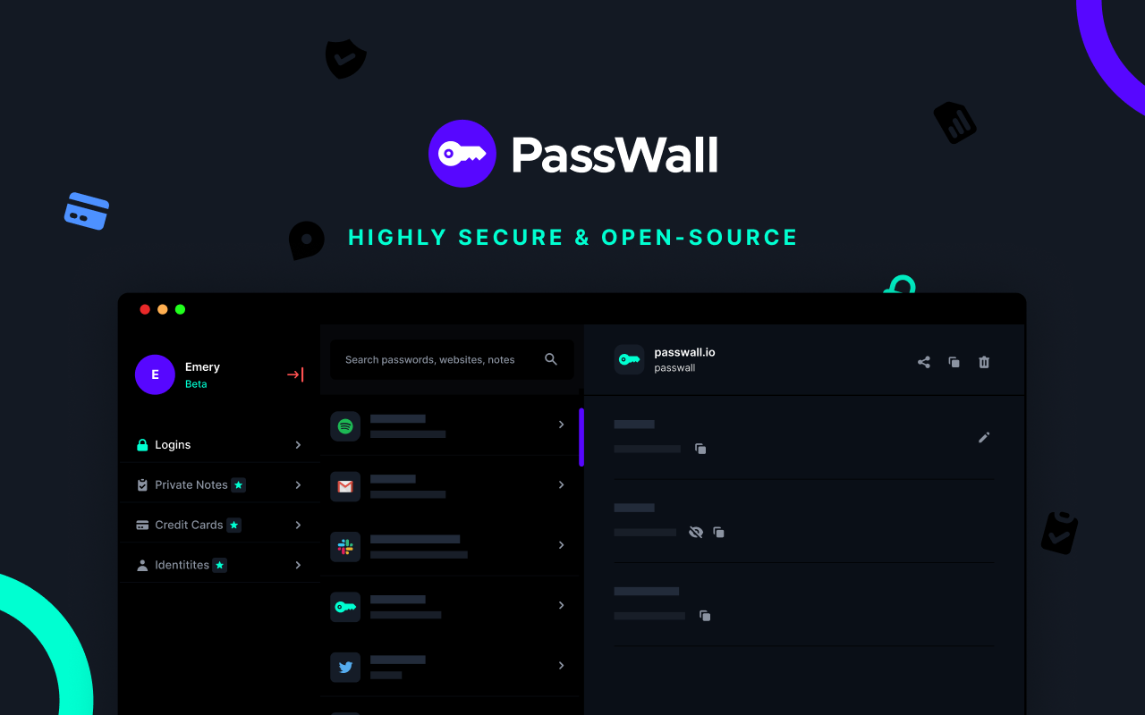 Passwall - Free Password Manager chrome谷歌浏览器插件_扩展第4张截图