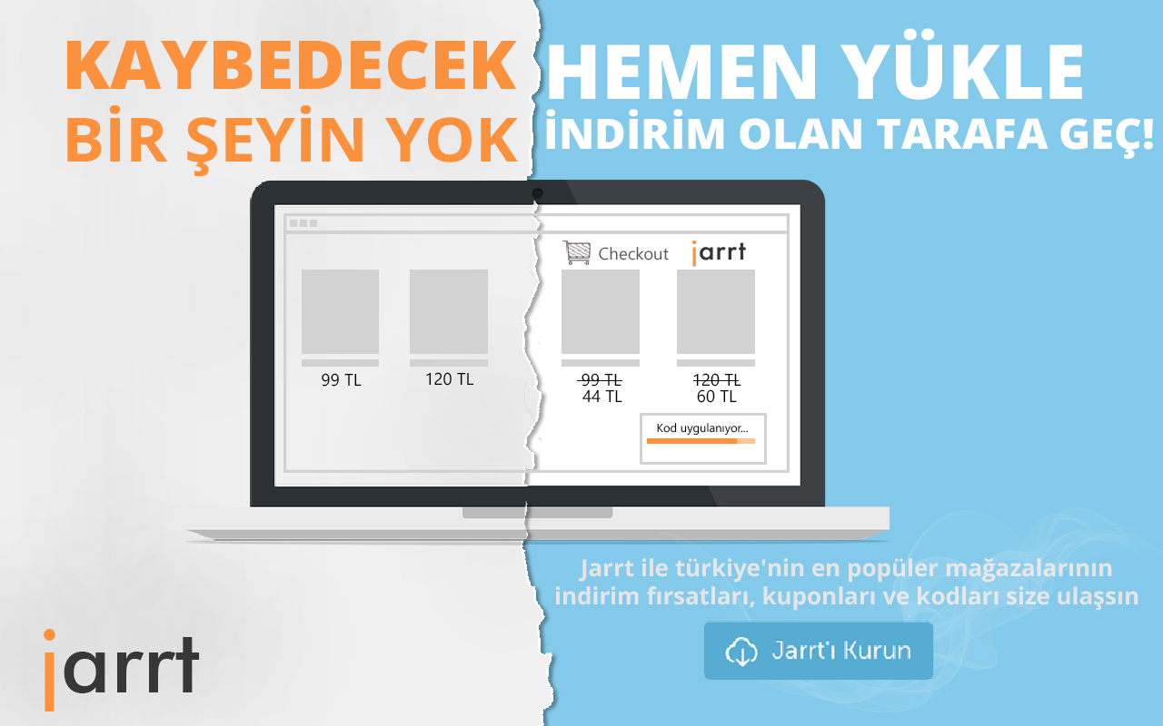 Jarrt - indirim ve kupon takibi asistanınız chrome谷歌浏览器插件_扩展第2张截图