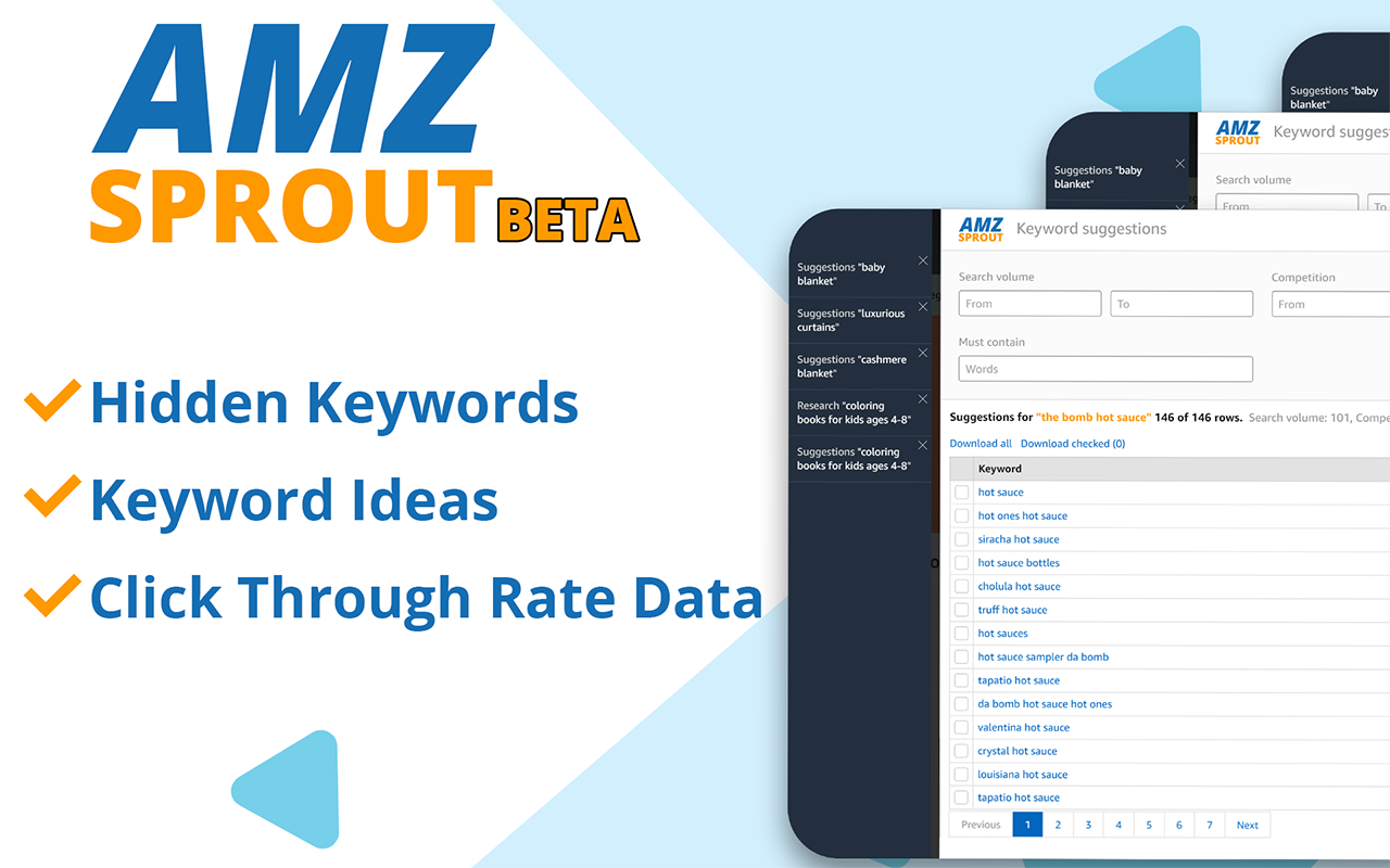 AMZSprout chrome谷歌浏览器插件_扩展第2张截图