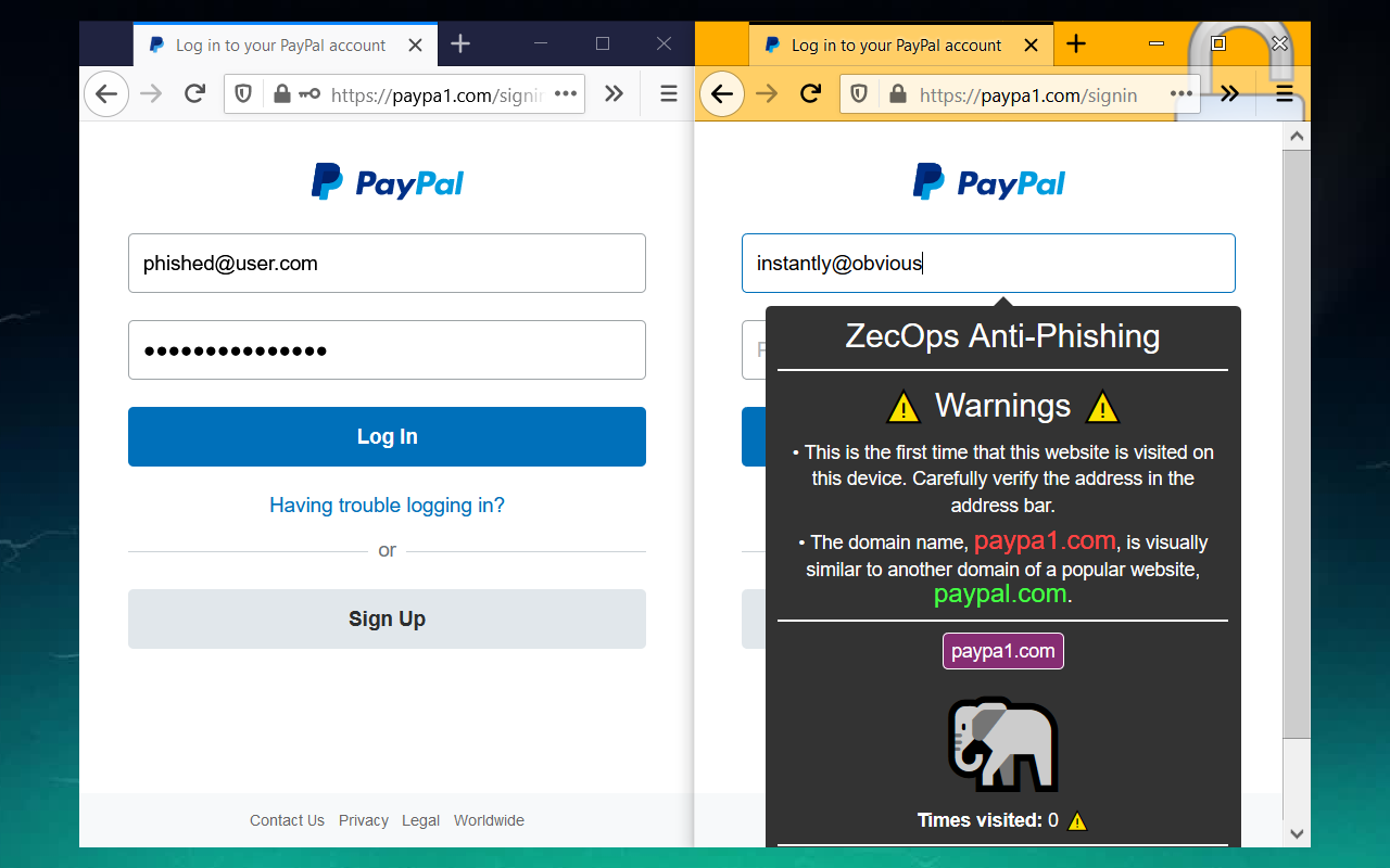 ZecOps Anti-Phishing Extension chrome谷歌浏览器插件_扩展第2张截图