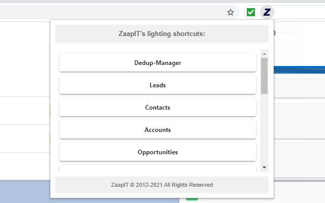 ZaapIT for Salesforce chrome谷歌浏览器插件_扩展第1张截图