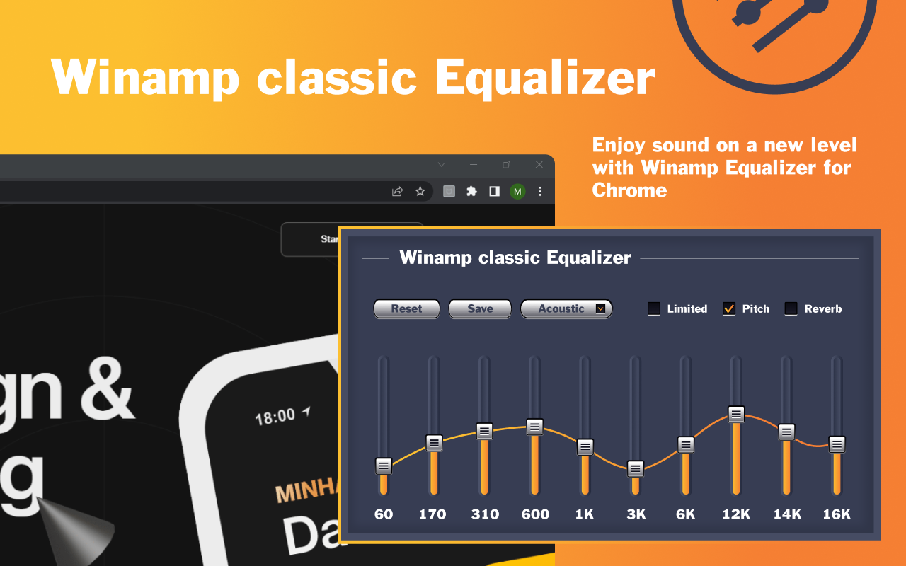 Winamp Classic Equalizer chrome谷歌浏览器插件_扩展第1张截图