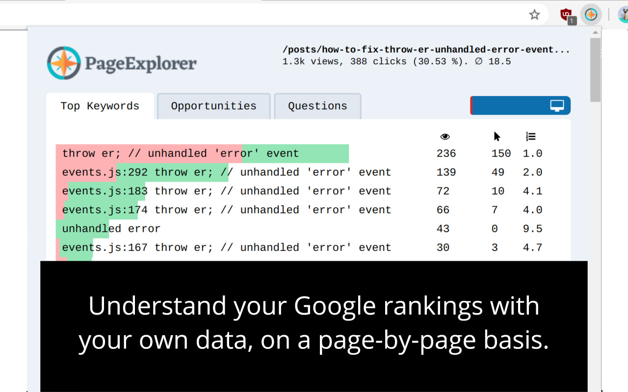 PageExplorer chrome谷歌浏览器插件_扩展第2张截图