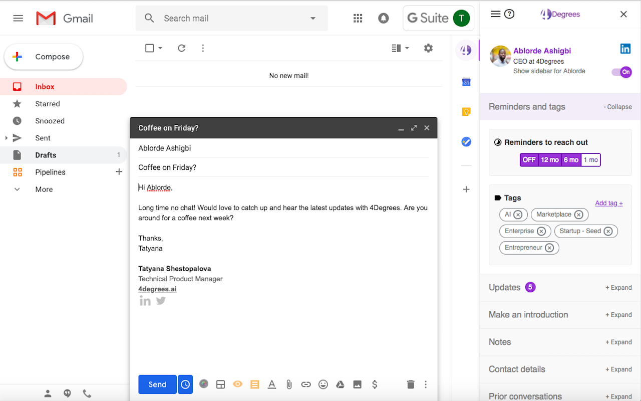 4Degrees for Chrome chrome谷歌浏览器插件_扩展第4张截图