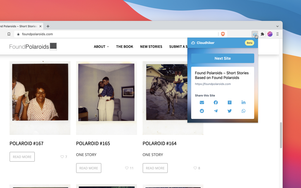 Cloudhiker chrome谷歌浏览器插件_扩展第1张截图