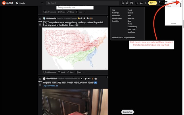 Reddit Filter chrome谷歌浏览器插件_扩展第1张截图