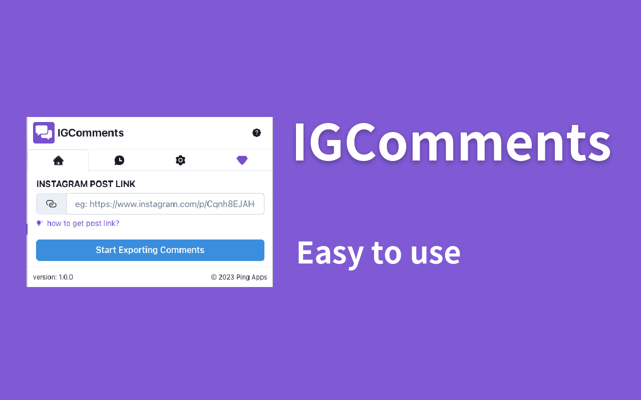 IG Comment Exporter - 导出Ins评论 chrome谷歌浏览器插件_扩展第2张截图