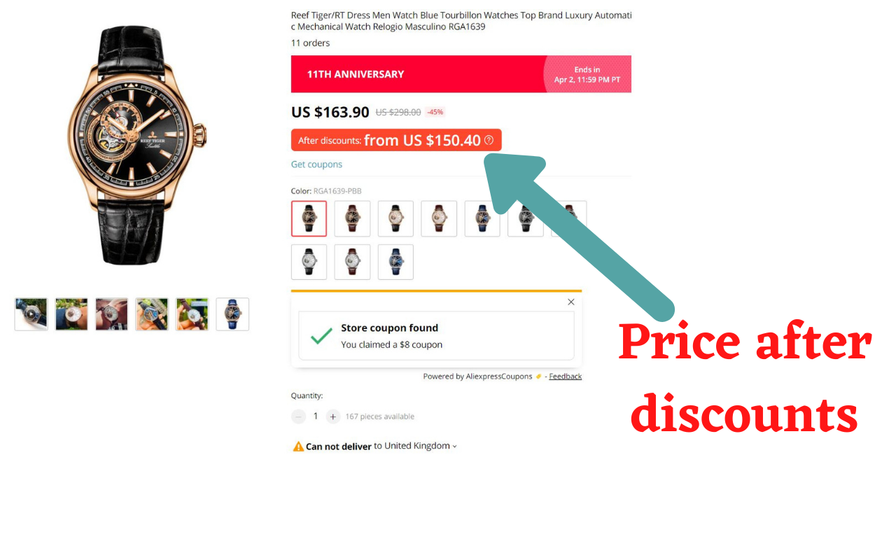 Aliexpress Coupon Finder chrome谷歌浏览器插件_扩展第4张截图