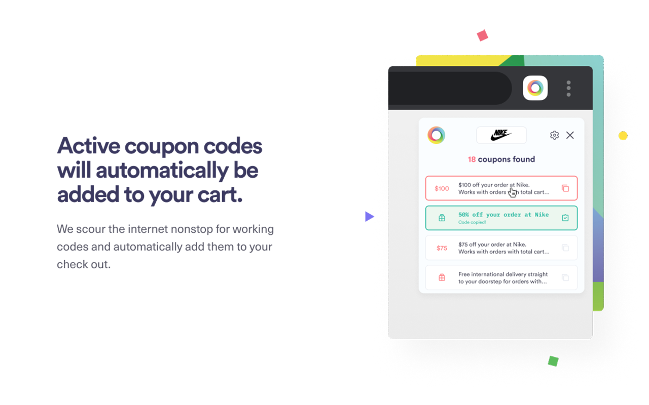 Hoopla: Coupon Codes, Deals and Cash Back chrome谷歌浏览器插件_扩展第4张截图