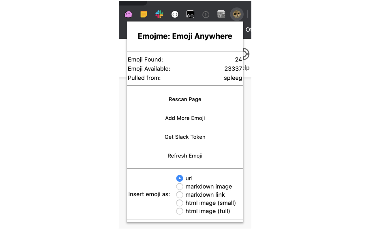 Emojme: Emoji Anywhere chrome谷歌浏览器插件_扩展第3张截图