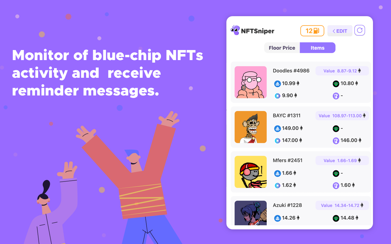 NFTSniper chrome谷歌浏览器插件_扩展第1张截图