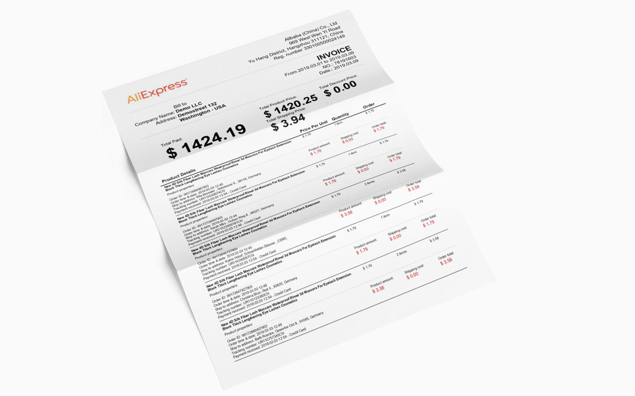 Profitario - AliExpress Invoice & Reports chrome谷歌浏览器插件_扩展第1张截图