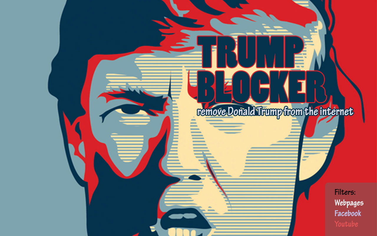 Trump Blocker chrome谷歌浏览器插件_扩展第1张截图