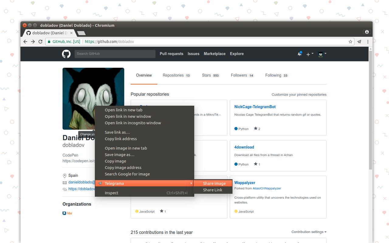 Telegrama chrome谷歌浏览器插件_扩展第1张截图