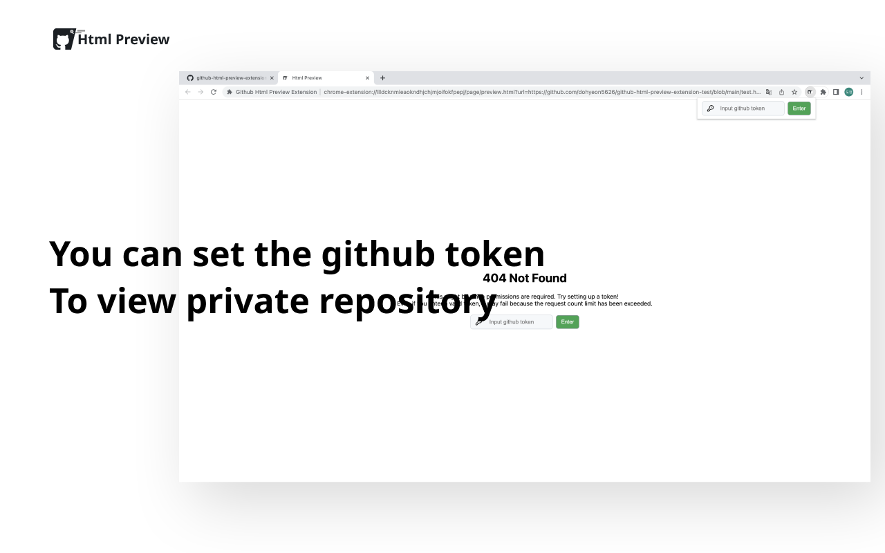 Github Html Preview chrome谷歌浏览器插件_扩展第6张截图