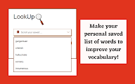 LookUp - Personal Vocabulary Companion chrome谷歌浏览器插件_扩展第2张截图