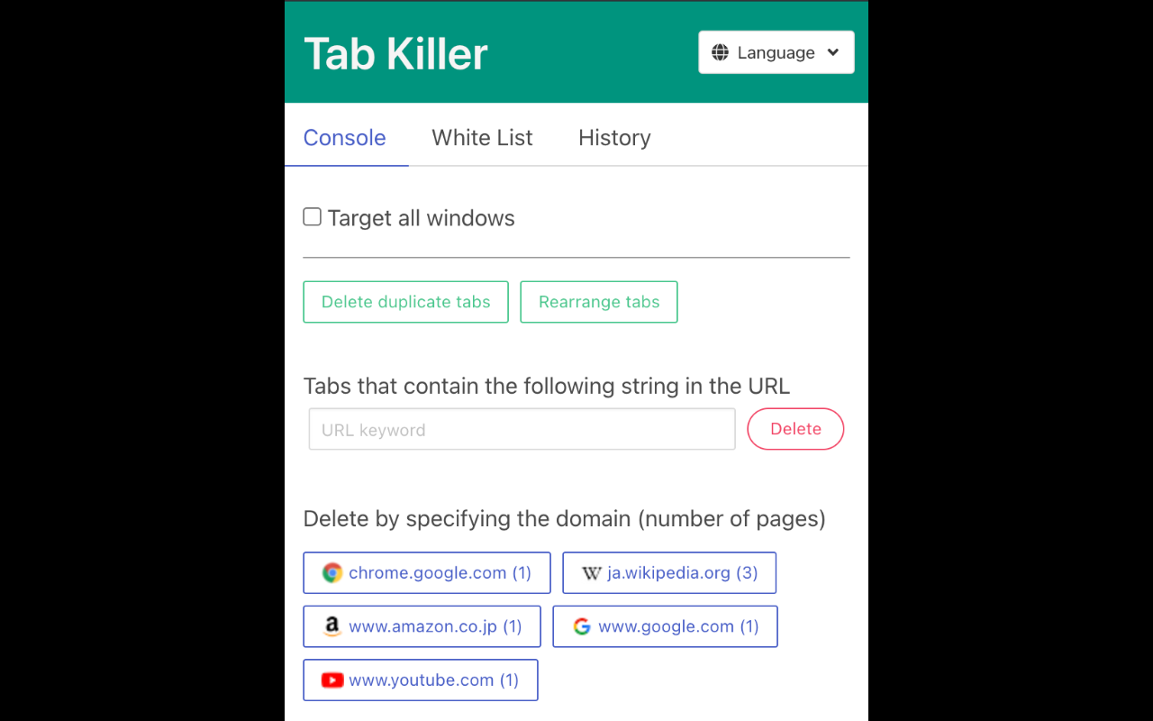 tab-killer chrome谷歌浏览器插件_扩展第1张截图