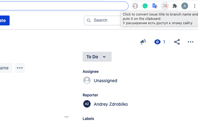 JiGit - Jira issue title to branch name chrome谷歌浏览器插件_扩展第1张截图