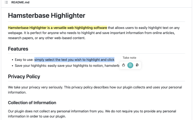 Hamsterbase Highlighter chrome谷歌浏览器插件_扩展第1张截图