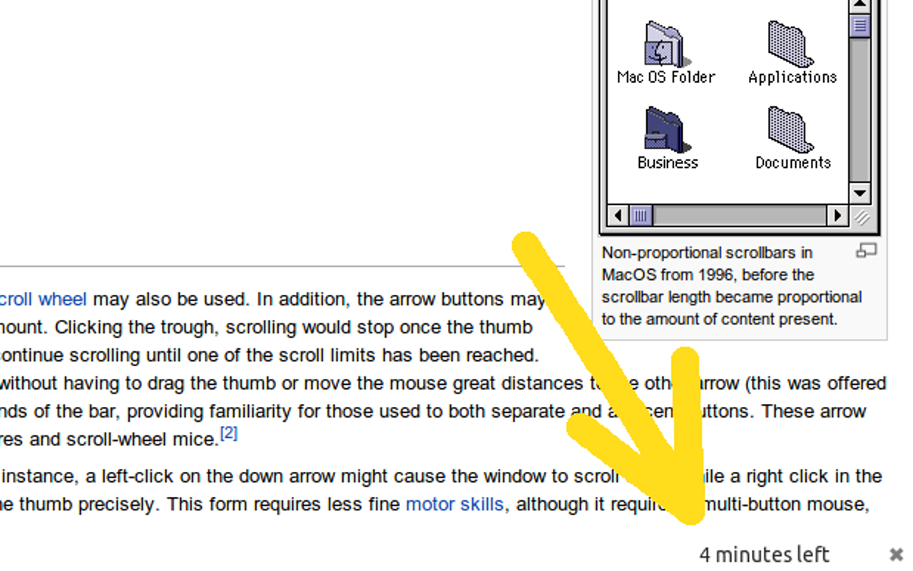 Reading progress indicator in minutes chrome谷歌浏览器插件_扩展第1张截图