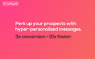 CoffeeAI: Hyper-Personalized Sales Emails chrome谷歌浏览器插件_扩展第2张截图