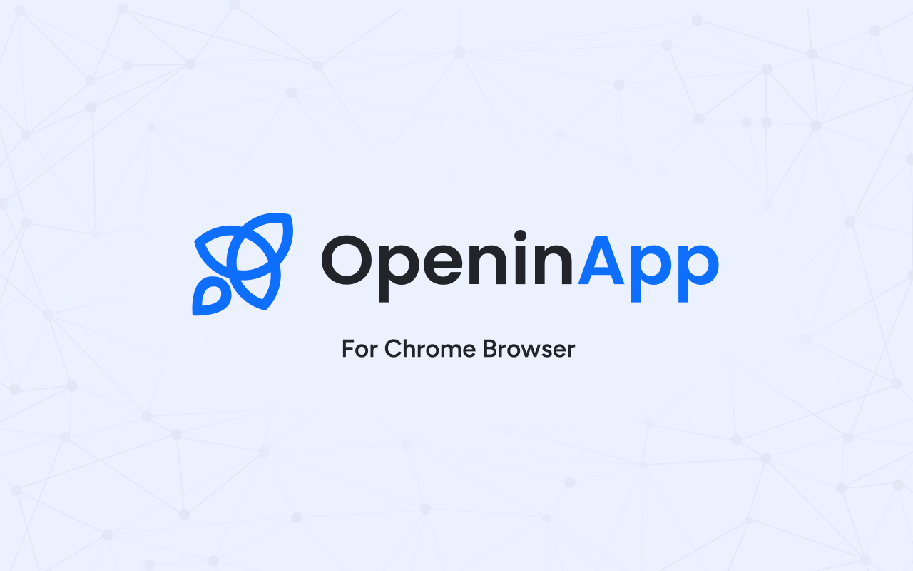 OpeninApp - links that open where they should chrome谷歌浏览器插件_扩展第1张截图